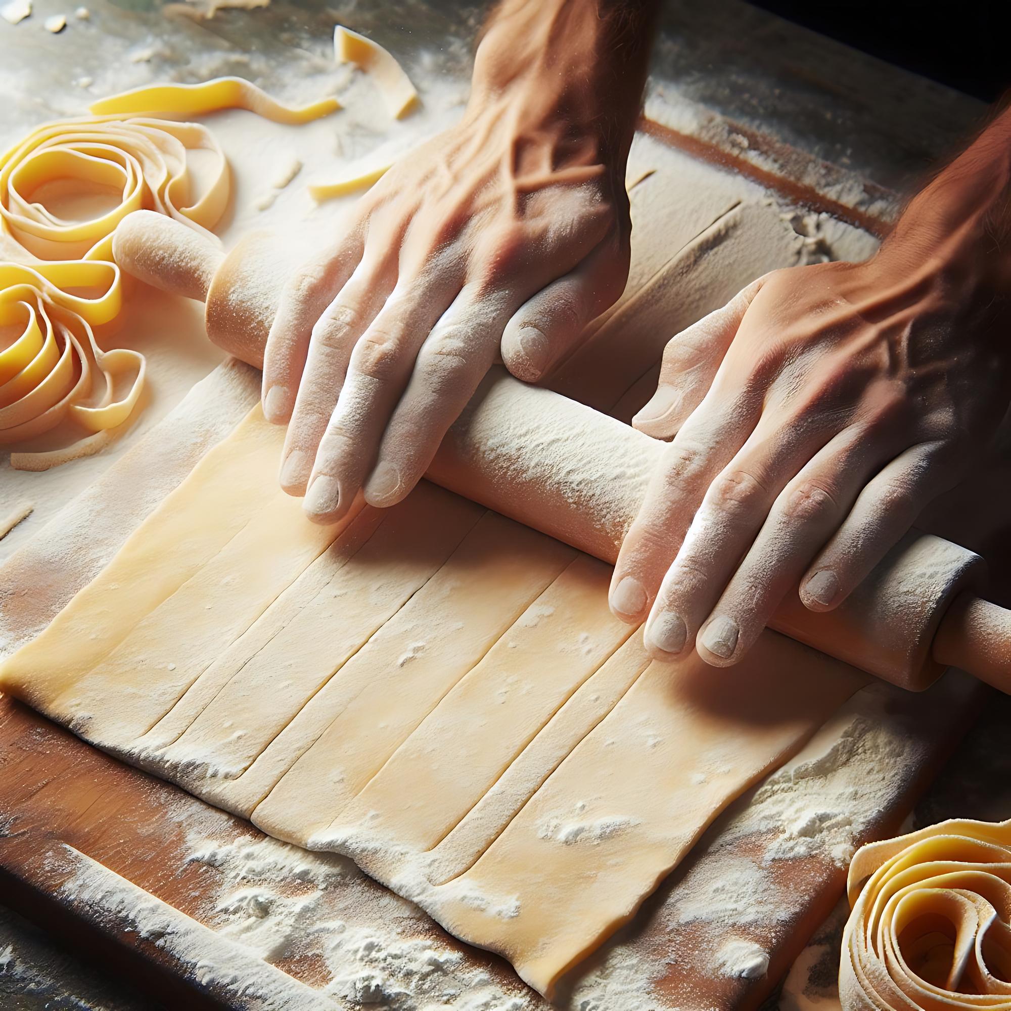 Forgiatura di pasta fatta a mano